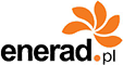 czarno-pomarańczowe logo